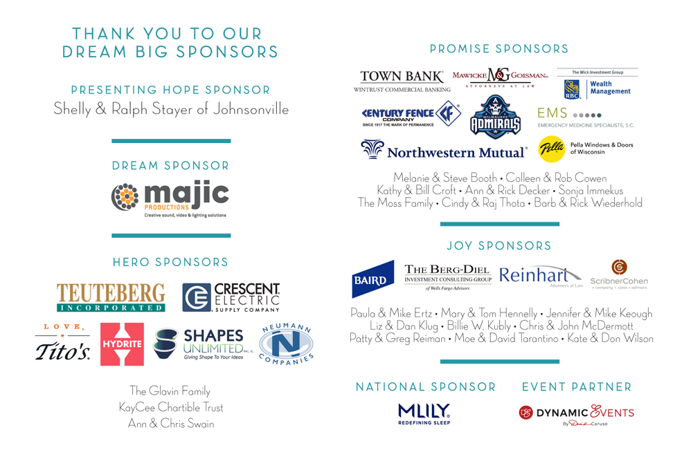 Special Spaces Gala Sponsors 2022